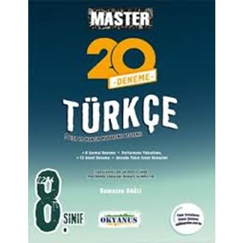 Okyanus 8.Sınıf Türkçe Master 20 Deneme