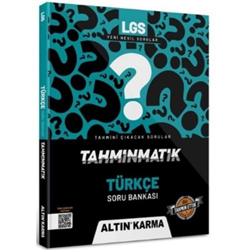 Altın Karma Yayınları 8. Sınıf LGS Türkçe Tahminmatik Soru Bankası
