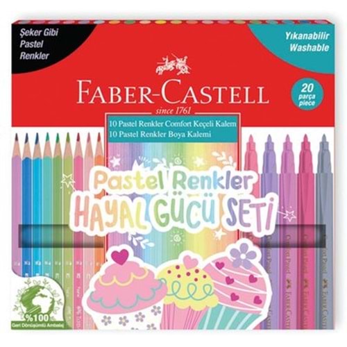 Faber-Castell Pastel Renkler Hayal Gücü Seti